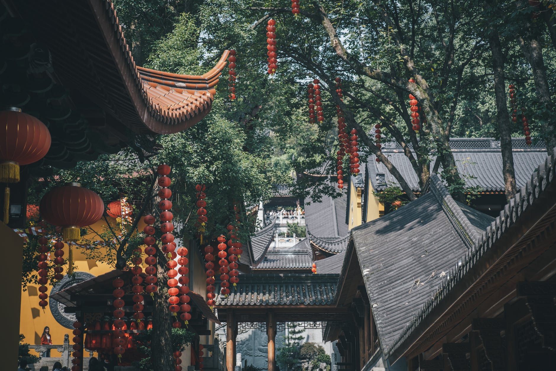 faxi temple in hangzhou in china