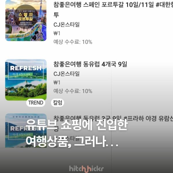 [단독] 유튜브 쇼핑에 서서히 검색되는 여행 상품, 향후 전망은?